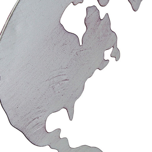 Deko-Figur DKD Home Decor Weltkarte Schwarz Kupfer Weiß 60 x 1 x 60 cm (3 Stücke)