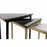 3er-Set Tischchen DKD Home Decor Weiß Schwarz grün Gold 68 x 46,5 x 53 cm