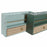 Mehrzweck-Organizer DKD Home Decor LD-181379 grün Polypropylen Holz MDF 30 x 9 x 17 cm (2 Stück)