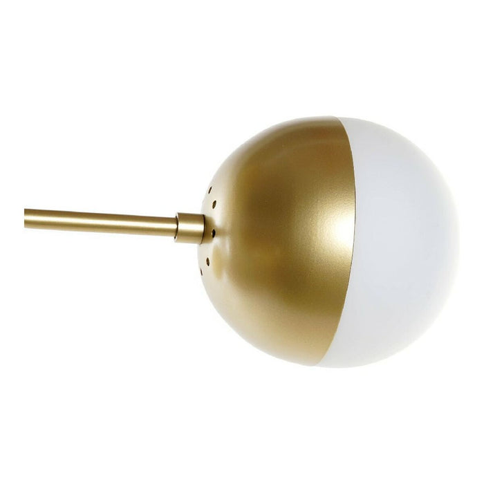 Deckenlampe DKD Home Decor Weiß Gold Metall Kristall 50 W 220 V 61 x 58 x 46 cm