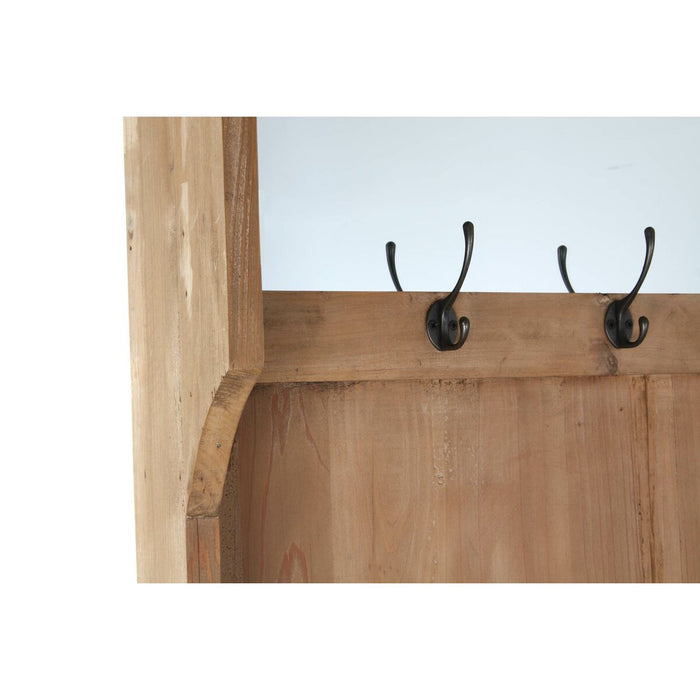 Eingangsbereich DKD Home Decor Braun Schwarz Bunt Holz Kiefer Spiegel 124 x 40 x 200 cm