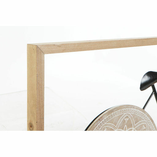 Wanddekoration DKD Home Decor Schwarz Fahrrad Metall Holz MDF (80 x 2.5 x 40 cm) (2 pcs)