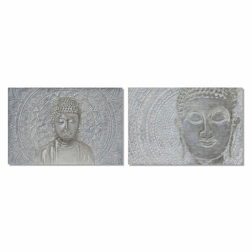Bild DKD Home Decor Buddha Orientalisch (120 x 2,8 x 80 cm) (2 Stück)
