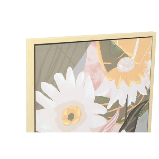 Bild DKD Home Decor 60 x 4 x 80 cm Blomster Skandinavisch (2 Stück)