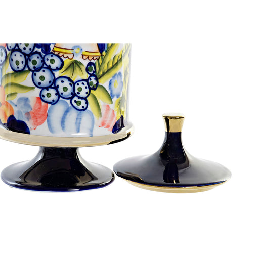 Vase DKD Home Decor Porzellan Schwarz Shabby Chic (15 x 15 x 38 cm)