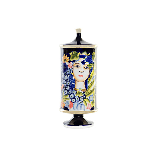 Vase DKD Home Decor Porzellan Schwarz Shabby Chic (15 x 15 x 38 cm)