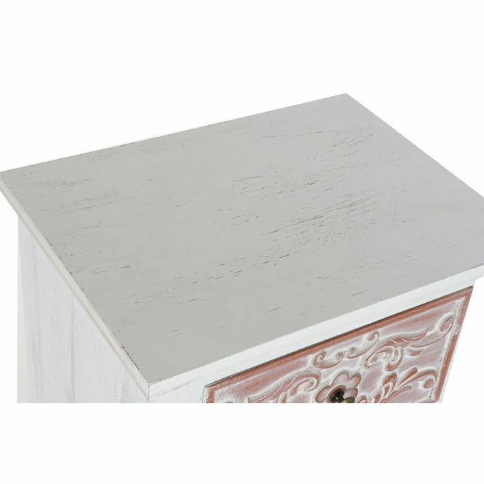 Schubladenschrank DKD Home Decor Braun MDF Weiß Dunkelbraun Araber (48 x 36 x 81 cm)