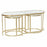 3er-Set Tischchen DKD Home Decor Gold 100 x 40 x 45 cm