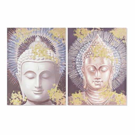 Bild DKD Home Decor Buddha 60 x 3 x 80 cm Orientalisch (2 Stück)