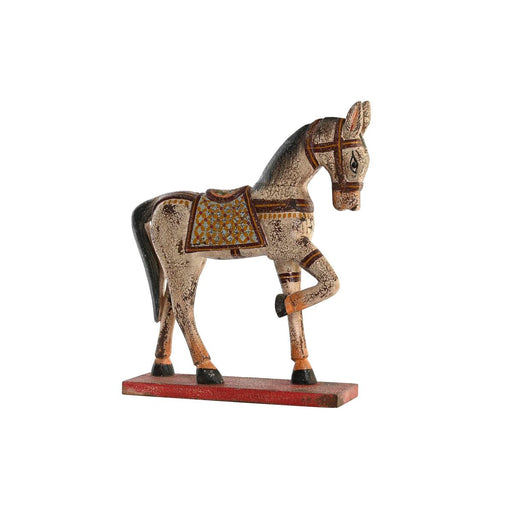 Deko-Figur DKD Home Decor Pferd Eisen Mango-Holz (35 x 10 x 42 cm)