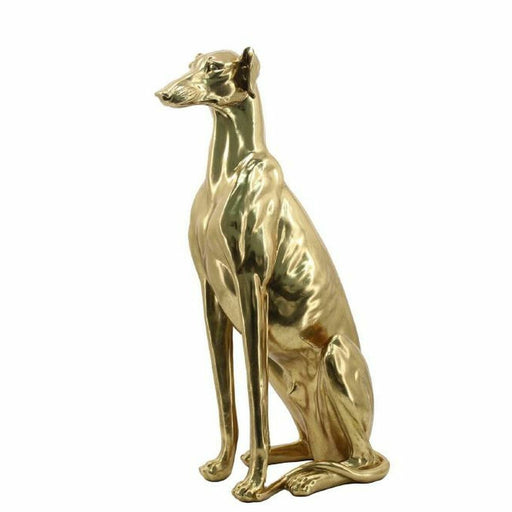 Deko-Figur DKD Home Decor Gold Harz Hund (42,5 x 25,5 x 78 cm)