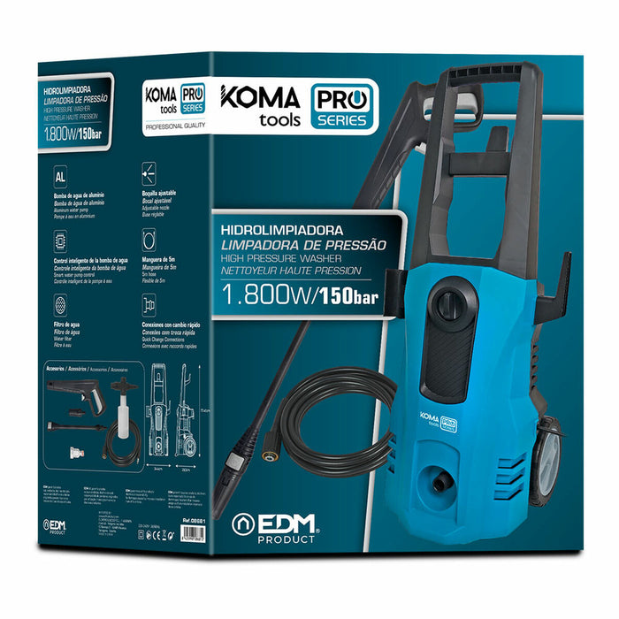 Hydroreiniger Koma Tools 1800 W 150 bar