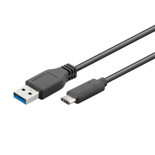 USB A zu USB-C-Kabel EDM Schwarz 1 m