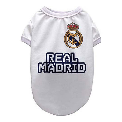 T-Shirt für Hunde Real Madrid C.F. ‎PT-95-PG Weiß