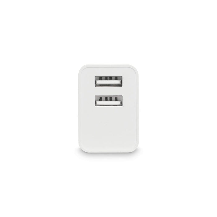Wandladegerät KSIX 2 USB 2.4A Weiß