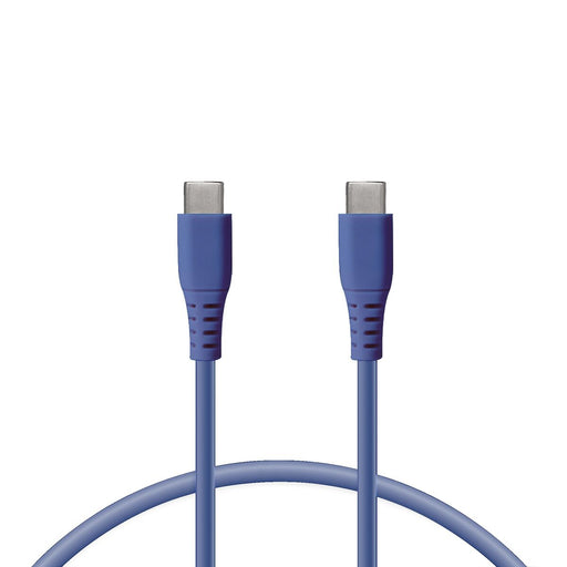 Daten-/Ladekabel mit USB KSIX Blau 1 m