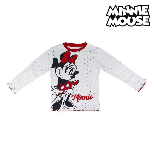 Schlafanzug Für Kinder Minnie Mouse 74810 Weiß Blau (2 pcs)