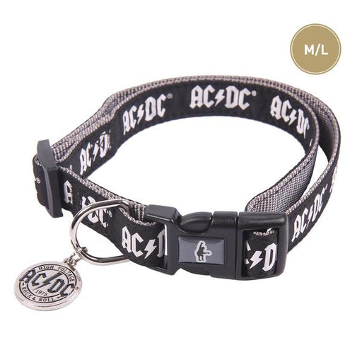 Hundehalsband ACDC Schwarz M/L