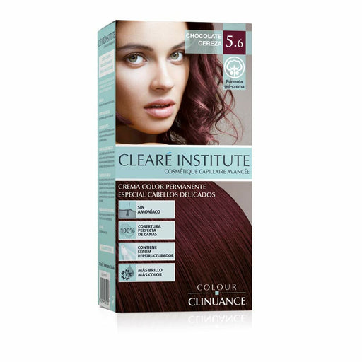 Dauerhafte Creme-Coloration Clearé Institute Colour Clinuance Nº 5.6-chocolate cereza