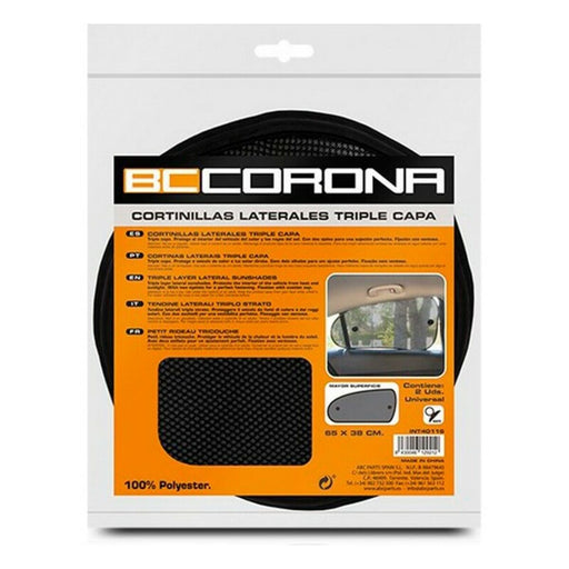 Sonnenschutzvorhang für Autos BC Corona INT40116 (65 x 38 cm)(2 pcs)
