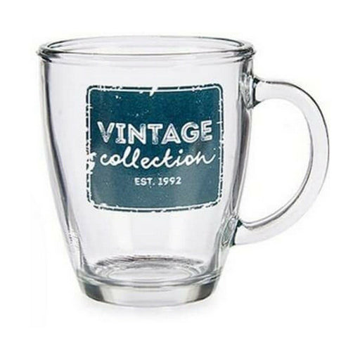 Henkelbecher Vintage Durchsichtig Glas 320 ml