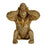 Deko-Figur Gorilla Gold 10 x 18 x 17 cm