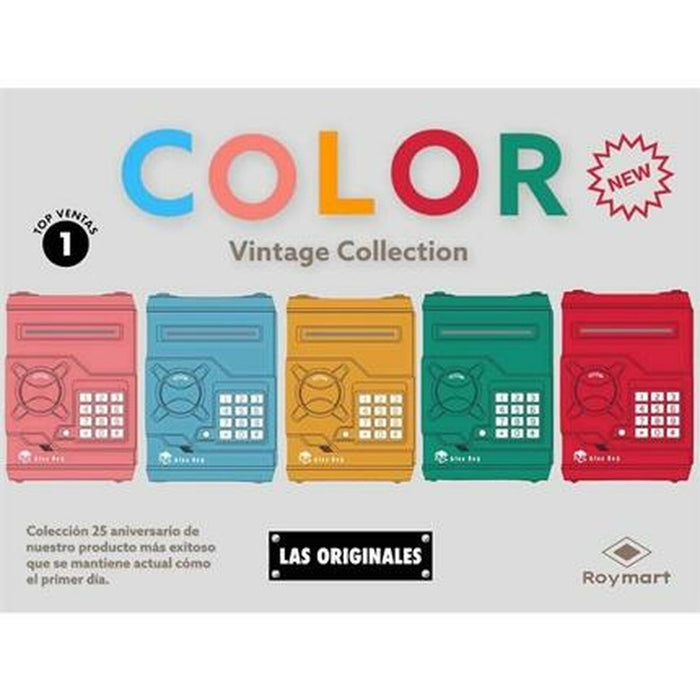 Sparbüchse Roymart Color Vintage Safe 18 x 13 x 12 cm