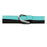 Hundehalsband Gloria Polsterung Turquoise 35 cm (35 x 1,5 cm)