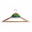 Garderobenständer Mondex Anzug Ökologisch natürlich Holz 3 Stück (43 x 22,5 cm)