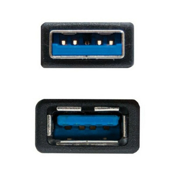 USB-Kabel NANOCABLE 10.01.090 Schwarz