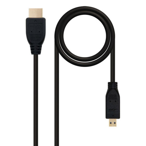 Micro HDMI-Kabel NANOCABLE 10.15.3502 1,8 m Schwarz