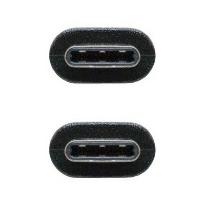 USB-C 3.1 Kabel NANOCABLE 10.01.4101 Schwarz (1 m)