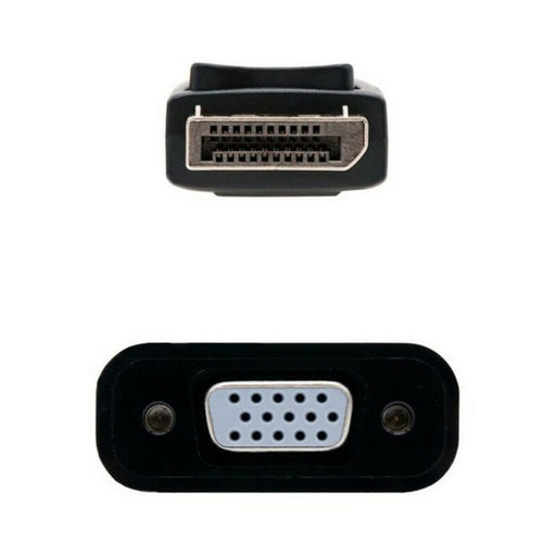 DisplayPort-zu-SVGA-Adapter NANOCABLE 10.16.0602 Schwarz (15 cm)