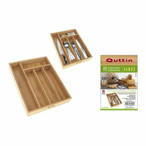 Cutlery Organiser Quttin Bambus (34 X 26 x 4 cm)