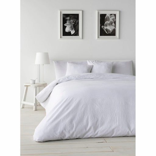 Bettdeckenbezug Naturals Lino Weiß