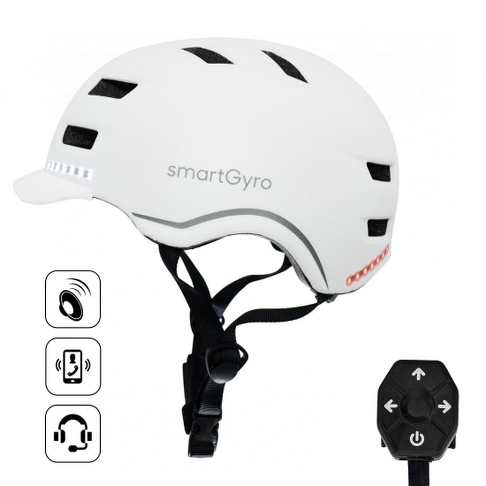 Helm für Elektroroller Smartgyro SMART PRO Weiß
