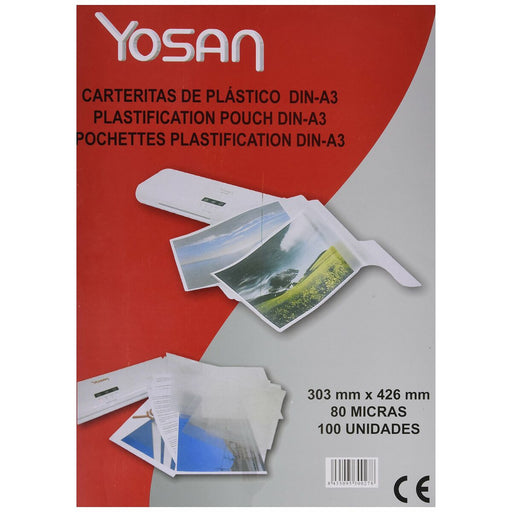 Plastifizierhüllen Yosan Durchsichtig A3
