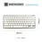 Bluetooth-Tastatur iggual IGG316788 Spanisch Affe (1 Stücke)