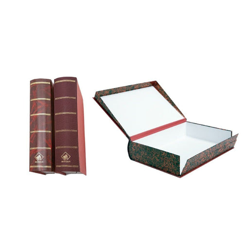 Datei-Box Mariola Waflex Buch Pappe Gefüttert 37,5 x 27 x 8,5 cm Braun Din A4