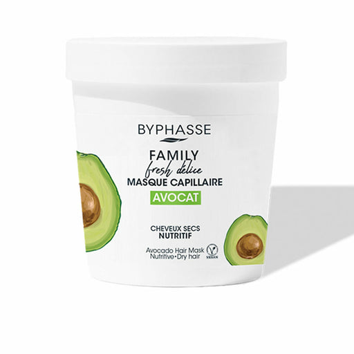 Nutritive Haarmaske Byphasse Family Fresh Delice Trockenes Haar Avocado (250 ml)