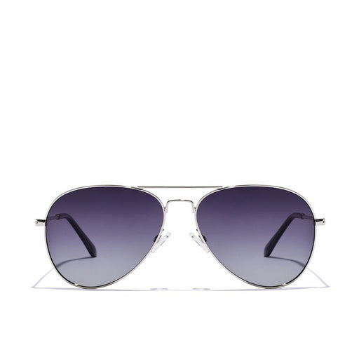 Unisex-Sonnenbrille Hawkers Hawk Silberfarben Grau Polarisiert (Ø 54 mm)