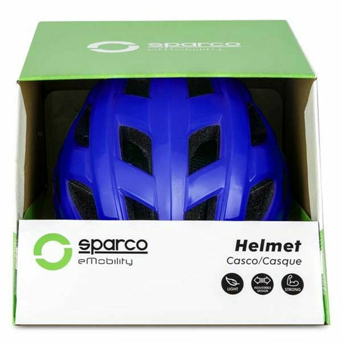 Helm für Elektroroller Sparco SPCSE300BL Blau Schwarz