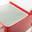 Tragbarer Kühlschrank Fresh Rot Metall 74 x 43 x 80 cm