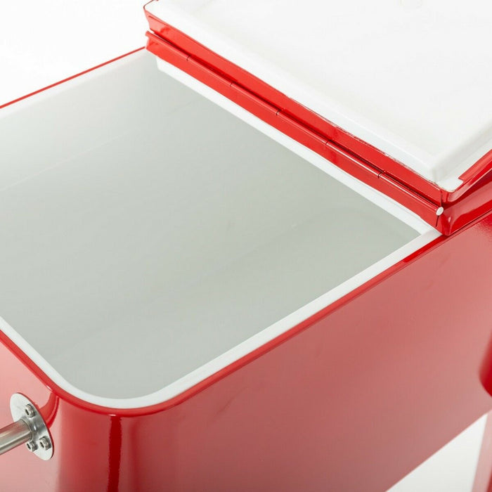Tragbarer Kühlschrank Fresh Rot Metall 74 x 43 x 80 cm
