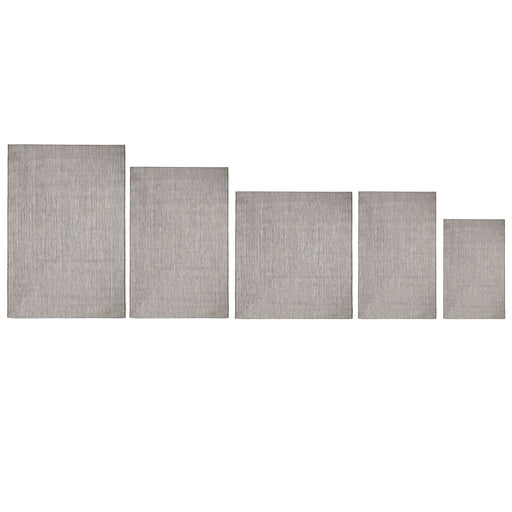 Außenbereich-Teppich Quadro 230 x 160 x 0,5 cm Grau