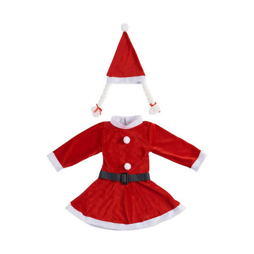 Verkleidung für Kinder Weihnachtsfrau 4-6 Jahre Rot Weiß