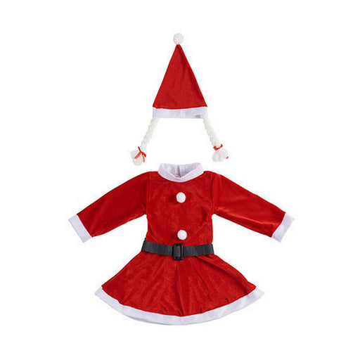 Verkleidung für Kinder Weihnachtsfrau 9-13 Jahre Rot Weiß