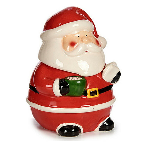 Deko-Figur Weihnachtsmann aus Keramik (15,5 x 20,5 x 16 cm)