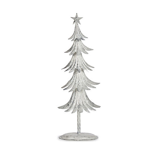 Weihnachtsbaum 17,5 x 50 x 11 cm Metall Weiß