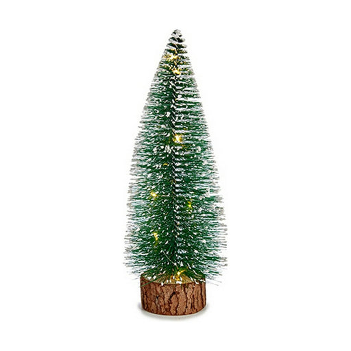 Weihnachtsbaum grün Holz Metall Kunststoff 10 x 25 x 10 cm